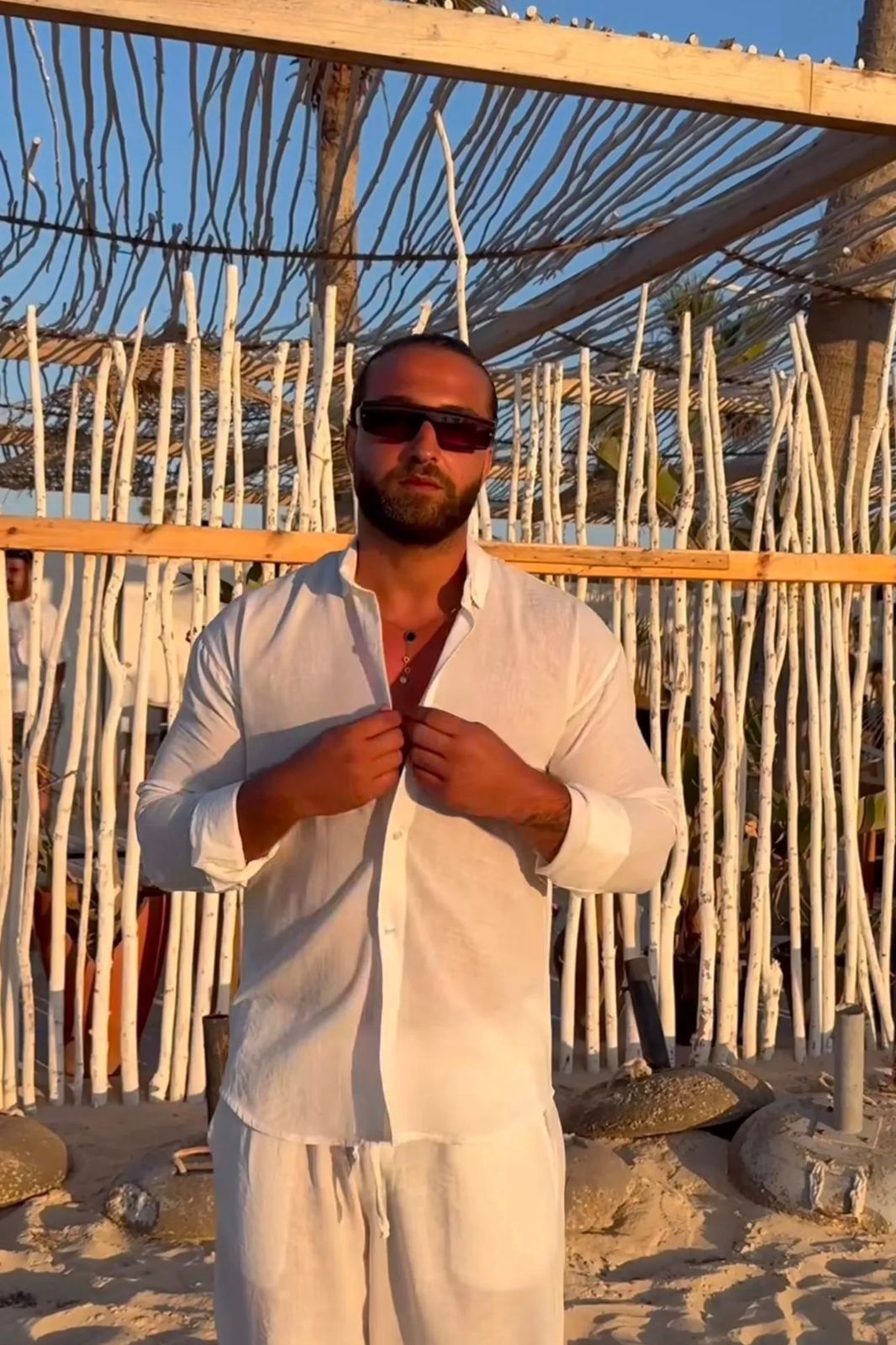 Zara lenin shirt (White)