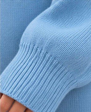Red Heart Knit Polo Sweater