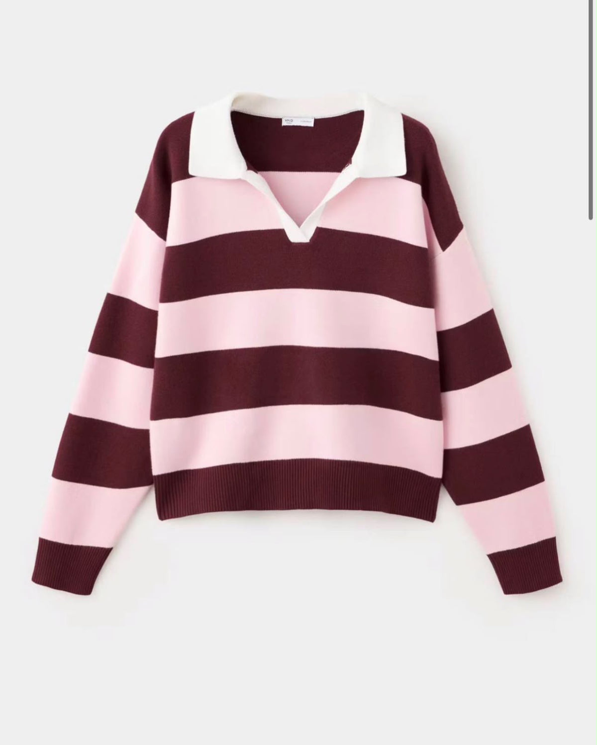 Stripe Polo Knit