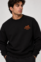 Hermes crewneck (Black)