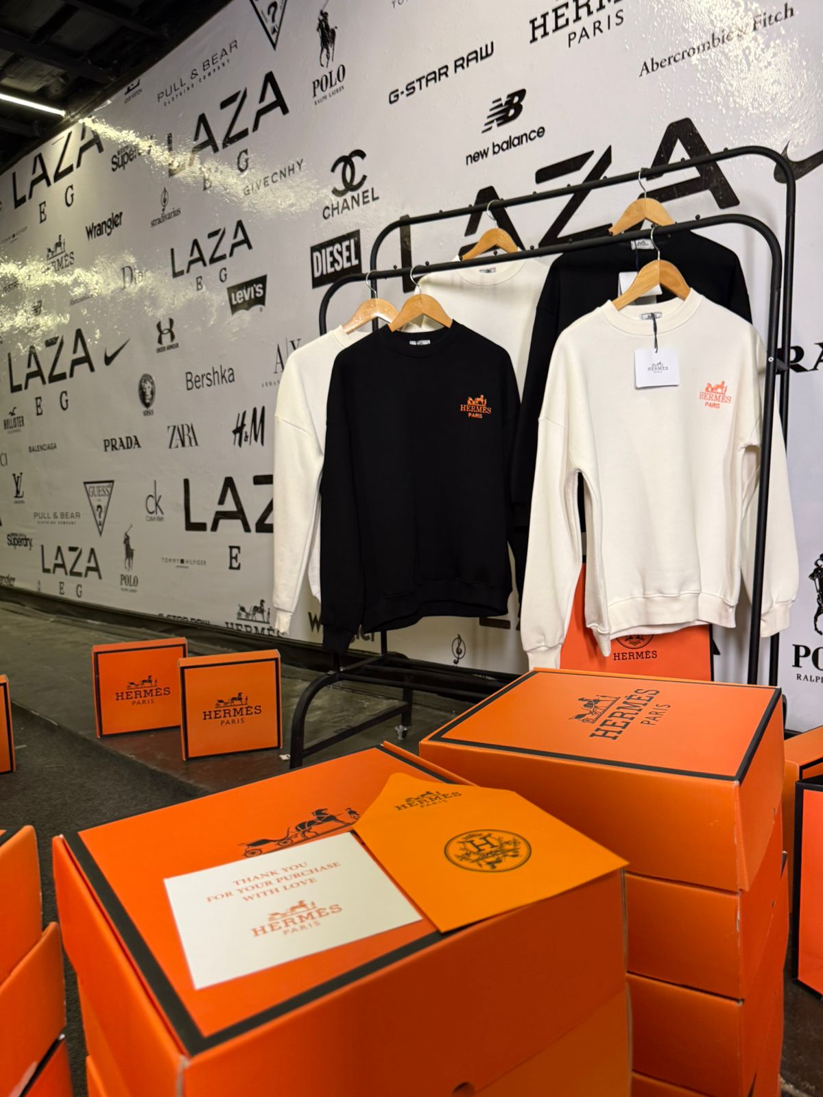 Hermes crewneck (White)