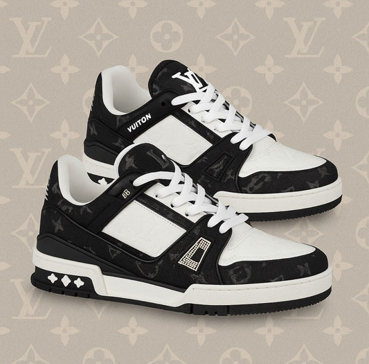 LV SNEAKER (Black monogram denim)