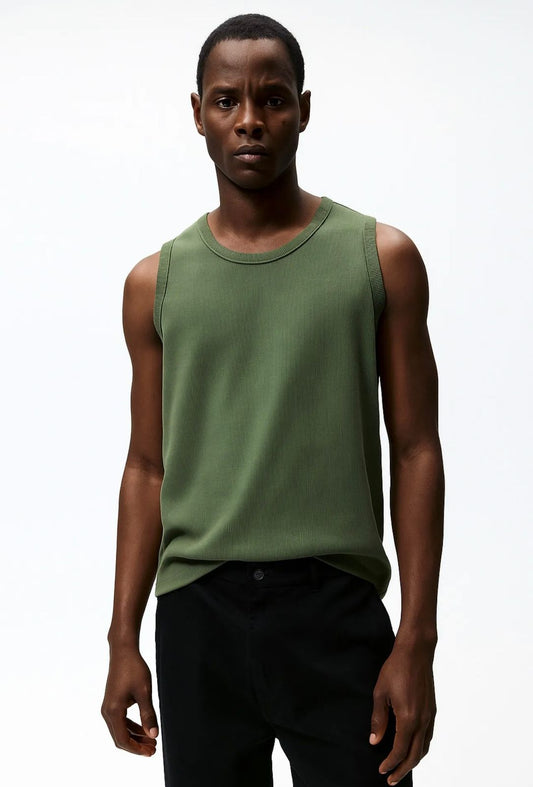 Zara tanktop (Olive Green)