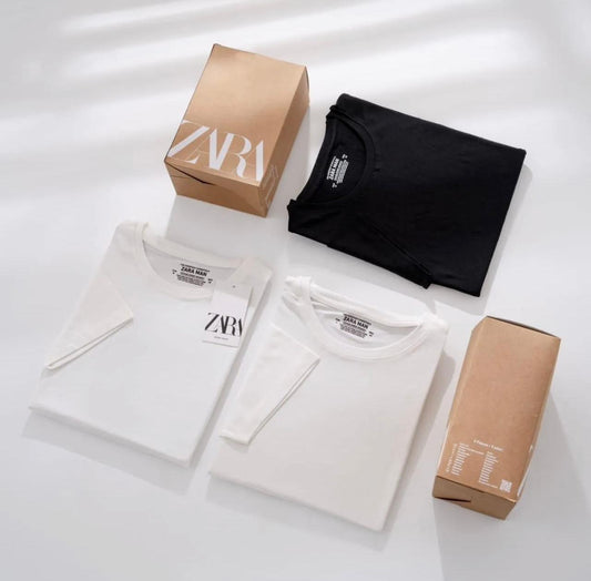 pack of 3 Zara tshirts 2white / 1 black
